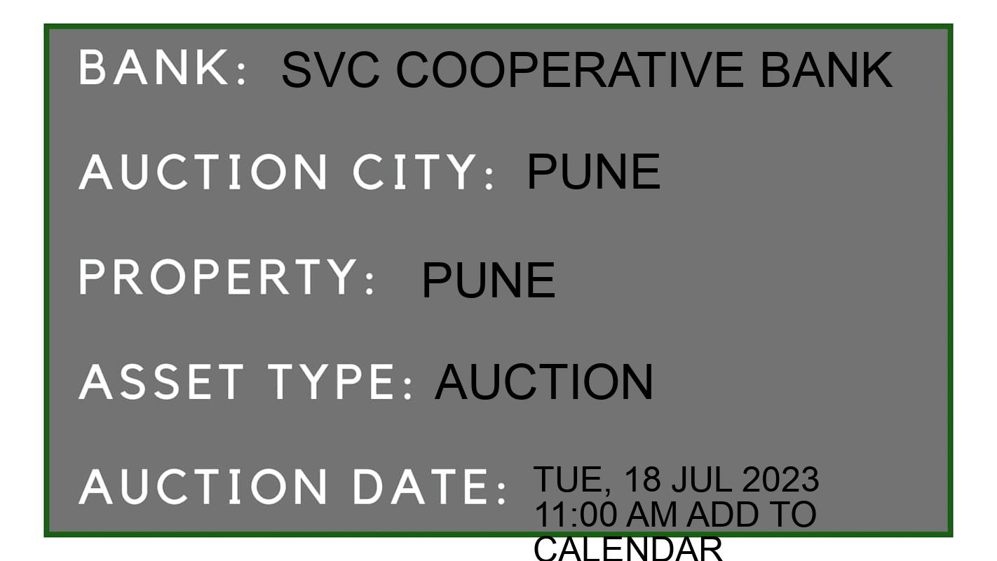 Auction Bank India - ID No: 153543 - svc cooperative bank Auction of svc cooperative bank
