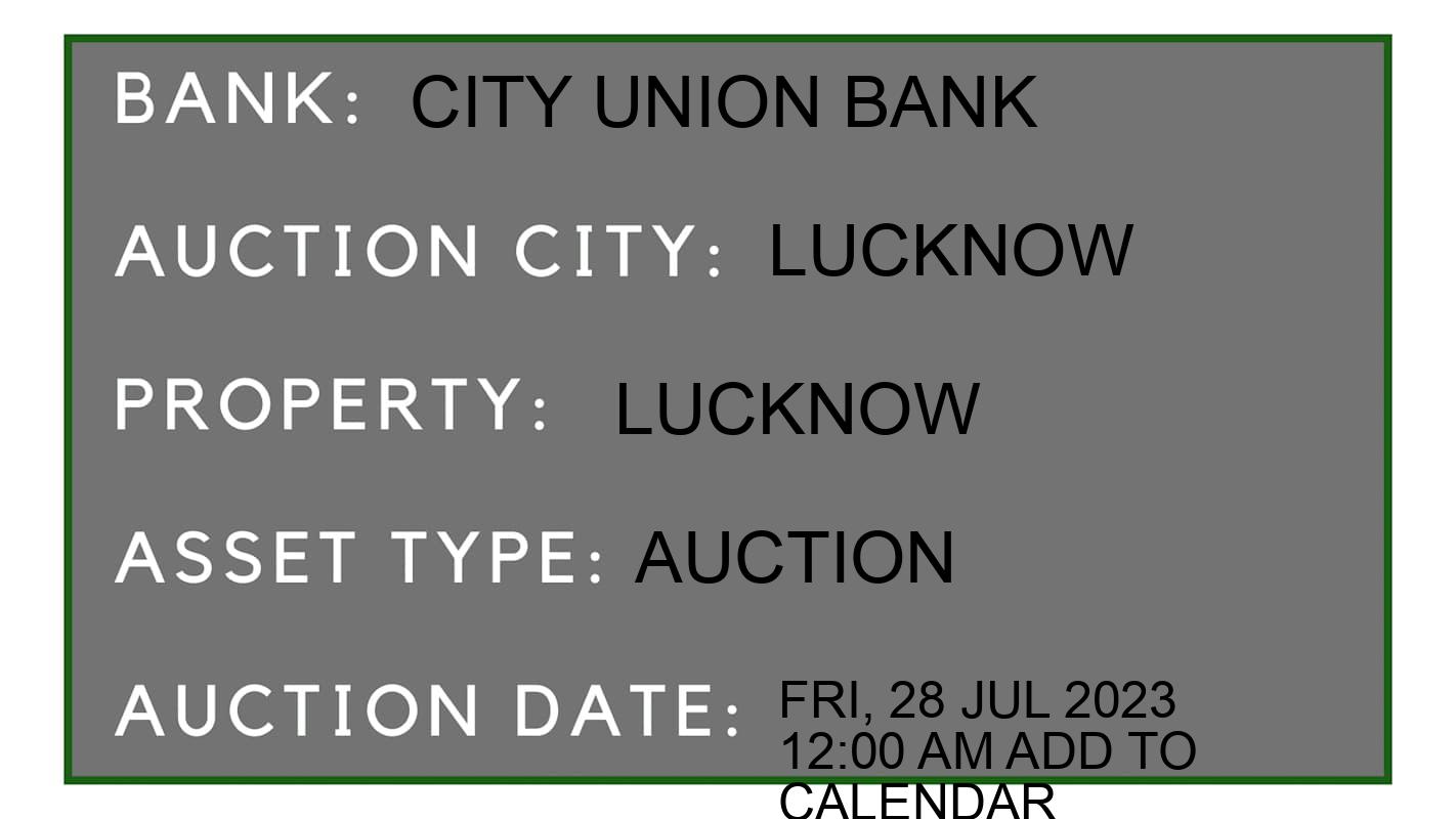 Auction Bank India - ID No: 153575 - City Union Bank Auction of City Union Bank