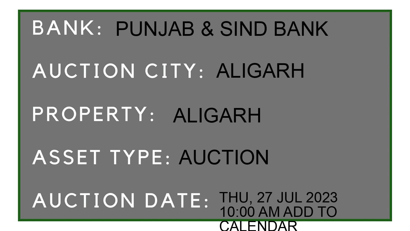 Auction Bank India - ID No: 153588 - Punjab & Sind Bank Auction of Punjab & Sind Bank