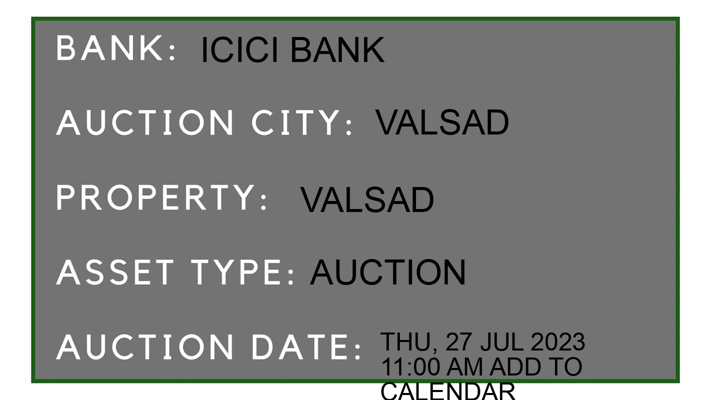 Auction Bank India - ID No: 153614 - ICICI Bank Auction of ICICI Bank