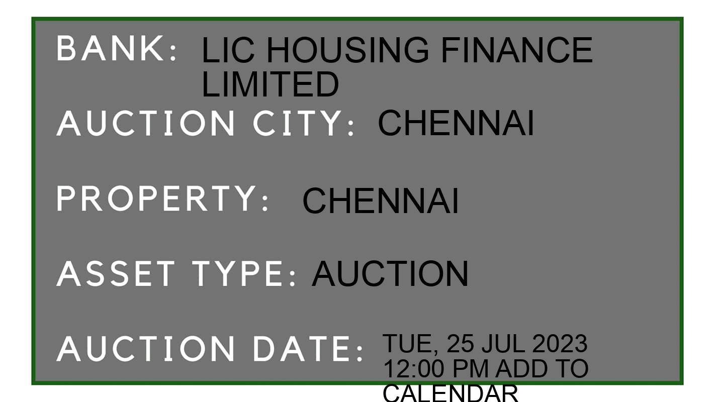 Auction Bank India - ID No: 153728 - LIC HOUSING FINANCE LIMITED Auction of LIC HOUSING FINANCE LIMITED