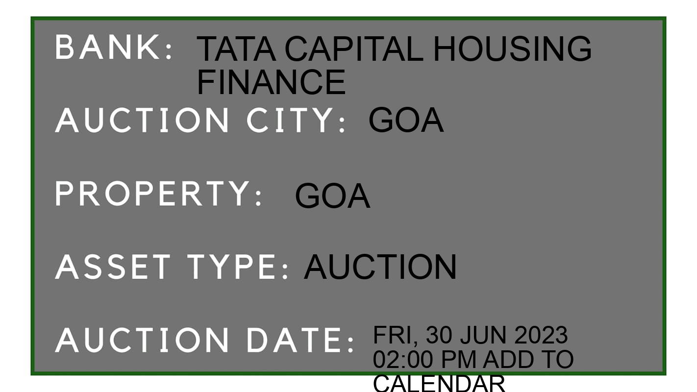Auction Bank India - ID No: 153823 - Tata Capital Housing Finance Auction of Tata Capital Housing Finance