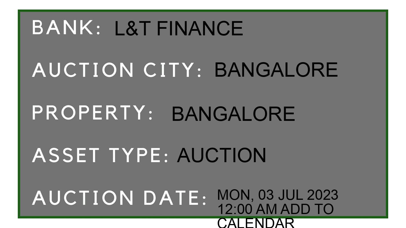 Auction Bank India - ID No: 153858 - l&t finance Auction of l&t finance