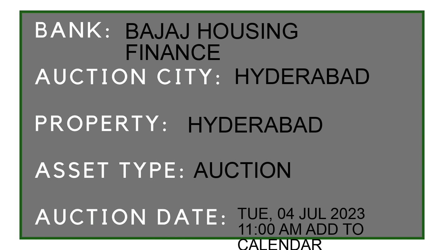 Auction Bank India - ID No: 153862 - bajaj housing finance Auction of bajaj housing finance