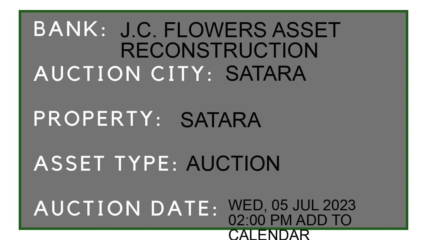 Auction Bank India - ID No: 153907 - j.c. flowers asset reconstruction Auction of j.c. flowers asset reconstruction