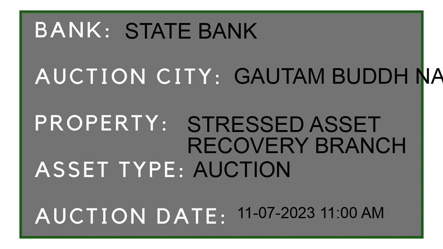 Auction Bank India - ID No: 153984 - State Bank Auction of State Bank Auctions for Residential Flat in Noida, Gautam Buddh Nagar