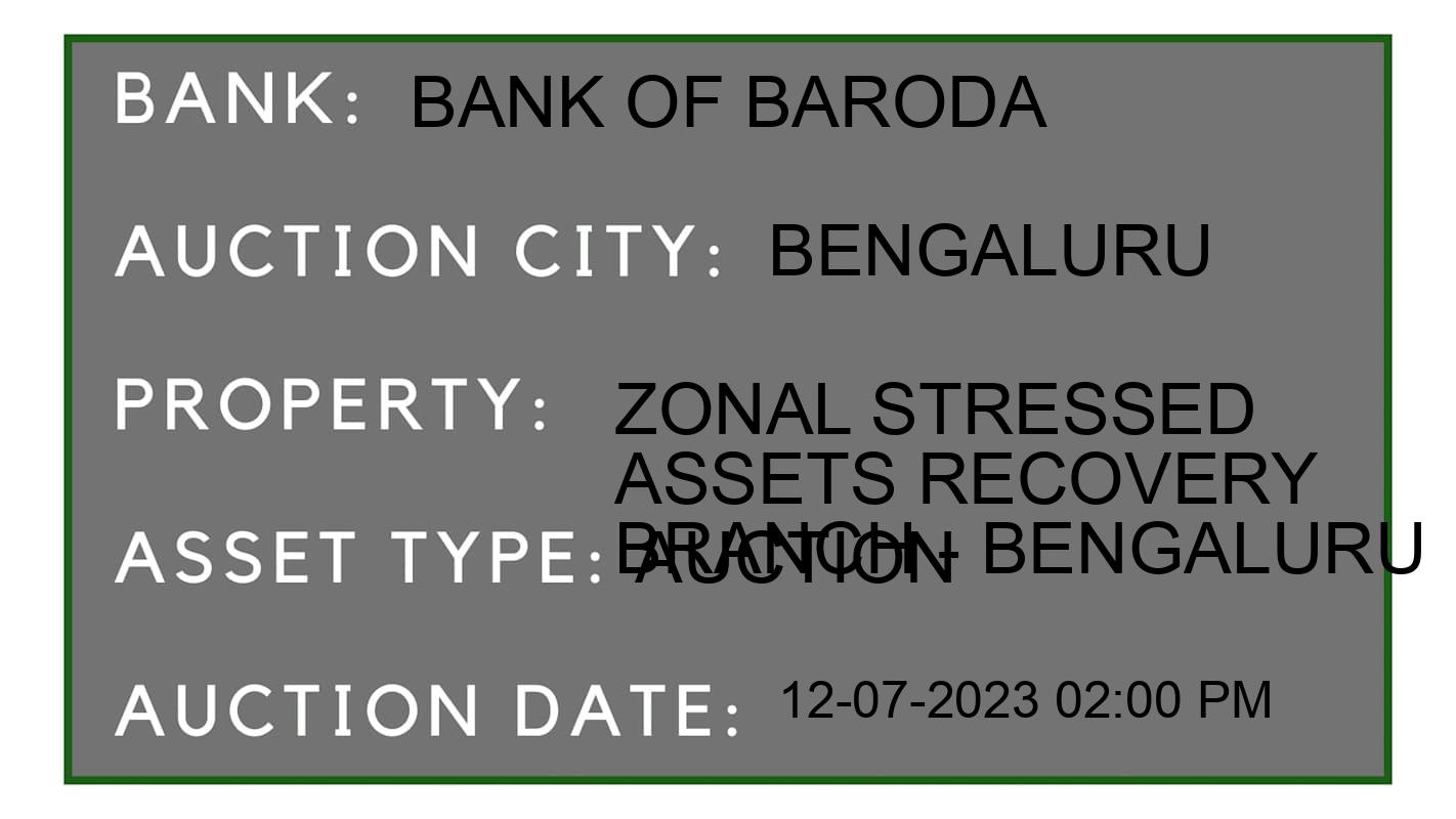Auction Bank India - ID No: 154079 - Bank of Baroda Auction of Bank of Baroda Auctions for Commercial Property in Bengaluru, Bengaluru