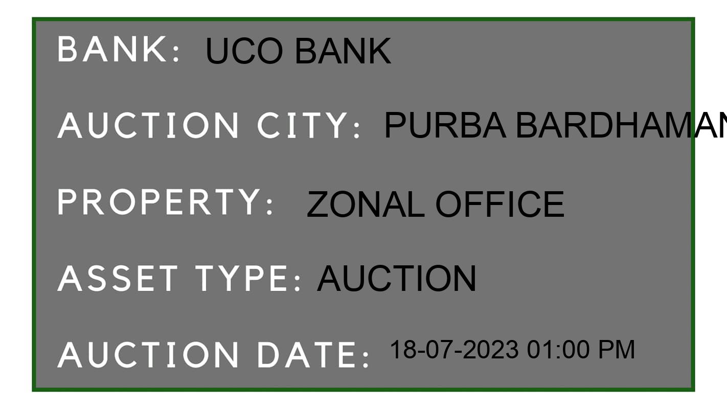 Auction Bank India - ID No: 154520 - UCO Bank Auction of UCO Bank Auctions for Land in Purba Bardhaman, Purba Bardhaman
