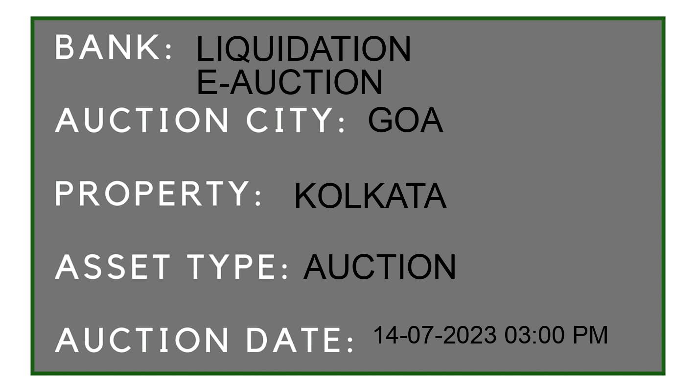 Auction Bank India - ID No: 154648 - Liquidation E-Auction Auction of Liquidation E-Auction Auctions for Plot in Verna, Goa