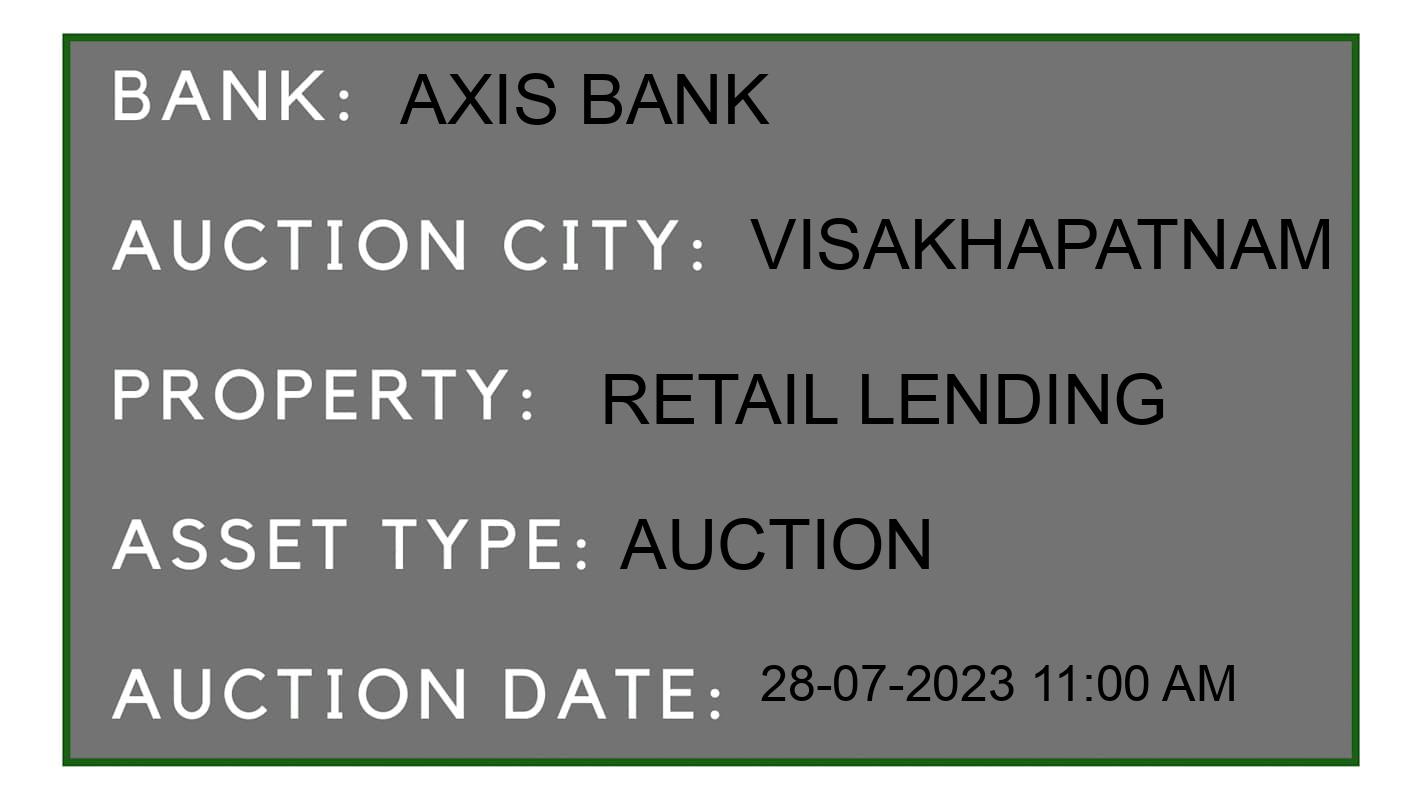 Auction Bank India - ID No: 154653 - Axis Bank Auction of Axis Bank Auctions for Plant & Machinery in Chinna Waltair, Visakhapatnam