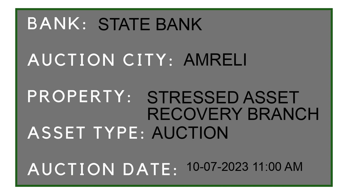 Auction Bank India - ID No: 154976 - State Bank Auction of State Bank Auctions for Factory land and Building in Amreli, Amreli