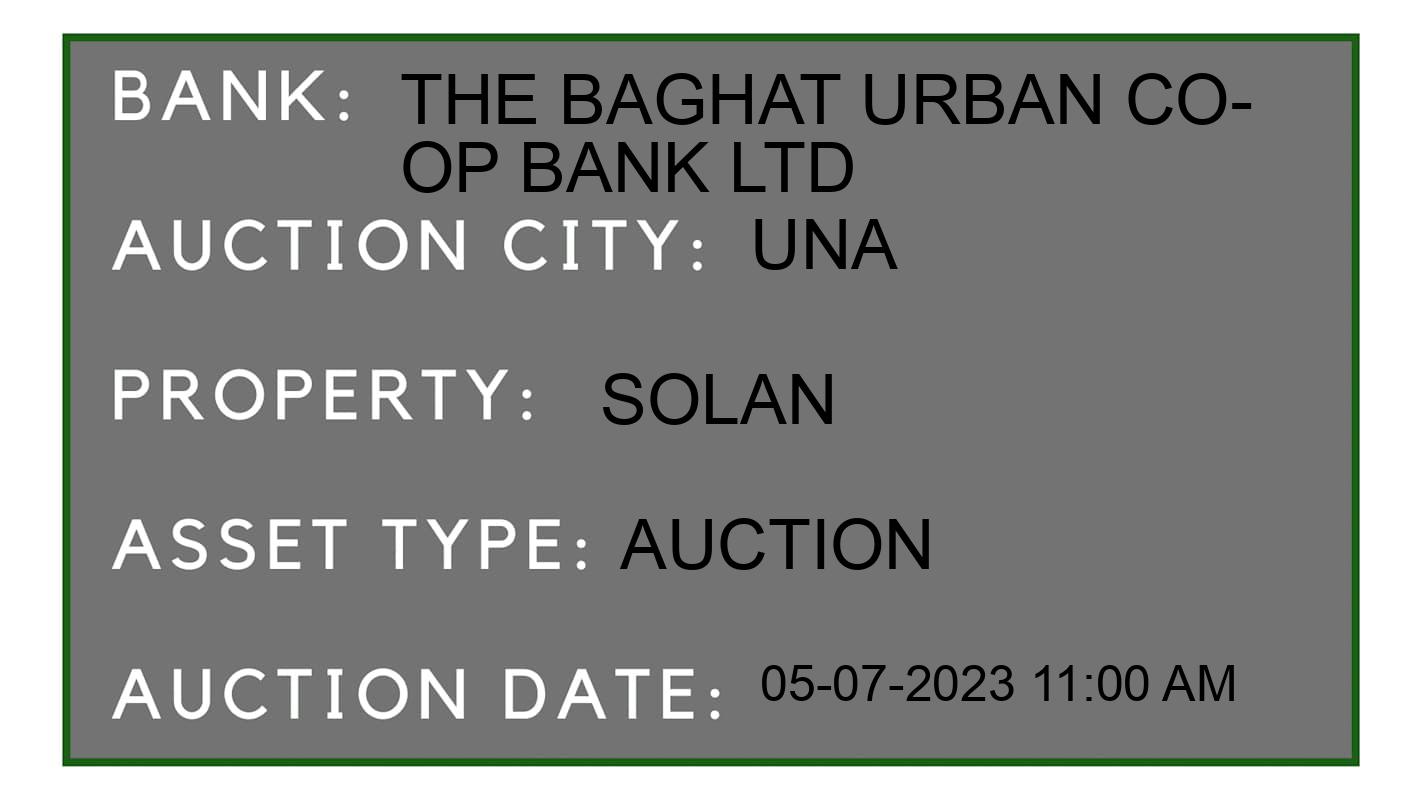 Auction Bank India - ID No: 154996 - The Baghat Urban Co-Op Bank Ltd Auction of The Baghat Urban Co-Op Bank Ltd Auctions for Plot in Una, Una
