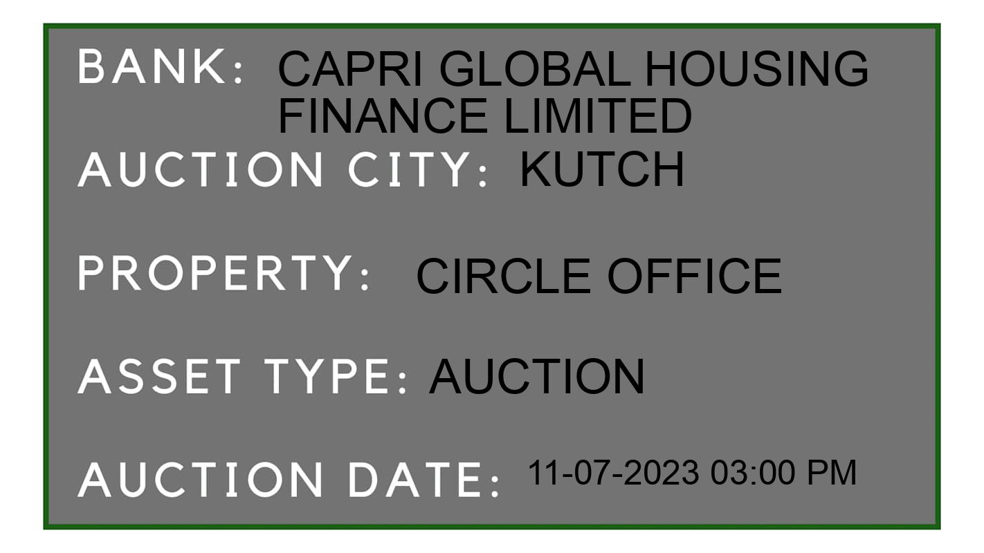 Auction Bank India - ID No: 155257 - Capri Global Housing Finance Limited Auction of Capri Global Housing Finance Limited Auctions for Land in Gandhidam, Kutch