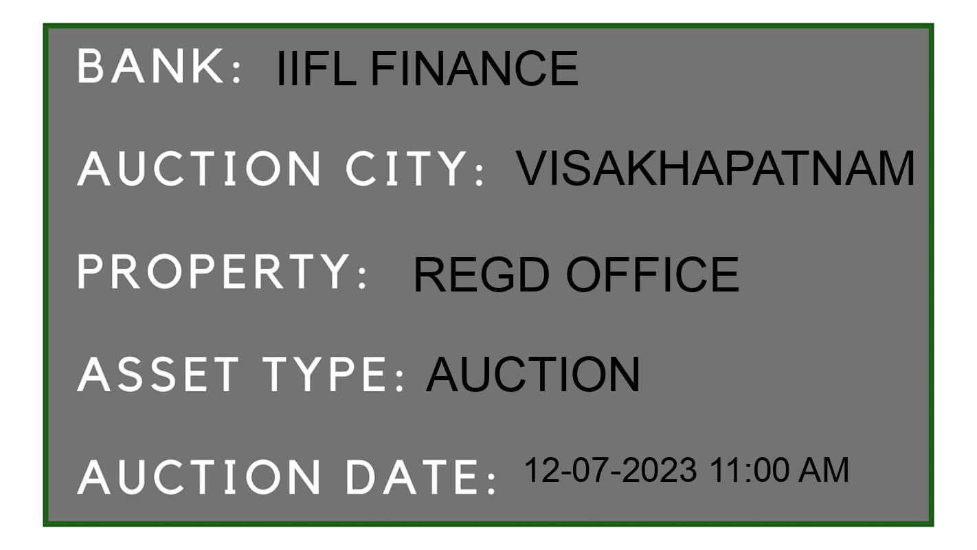 Auction Bank India - ID No: 155720 - IIFL Finance Auction of IIFL Finance Auctions for Land And Building in Payakaraopeta, Visakhapatnam