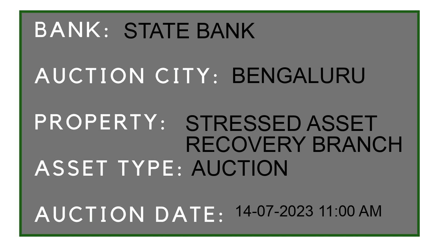 Auction Bank India - ID No: 155748 - State Bank Auction of State Bank Auctions for Residential Land And Building in Yeshwanthpur, Bengaluru