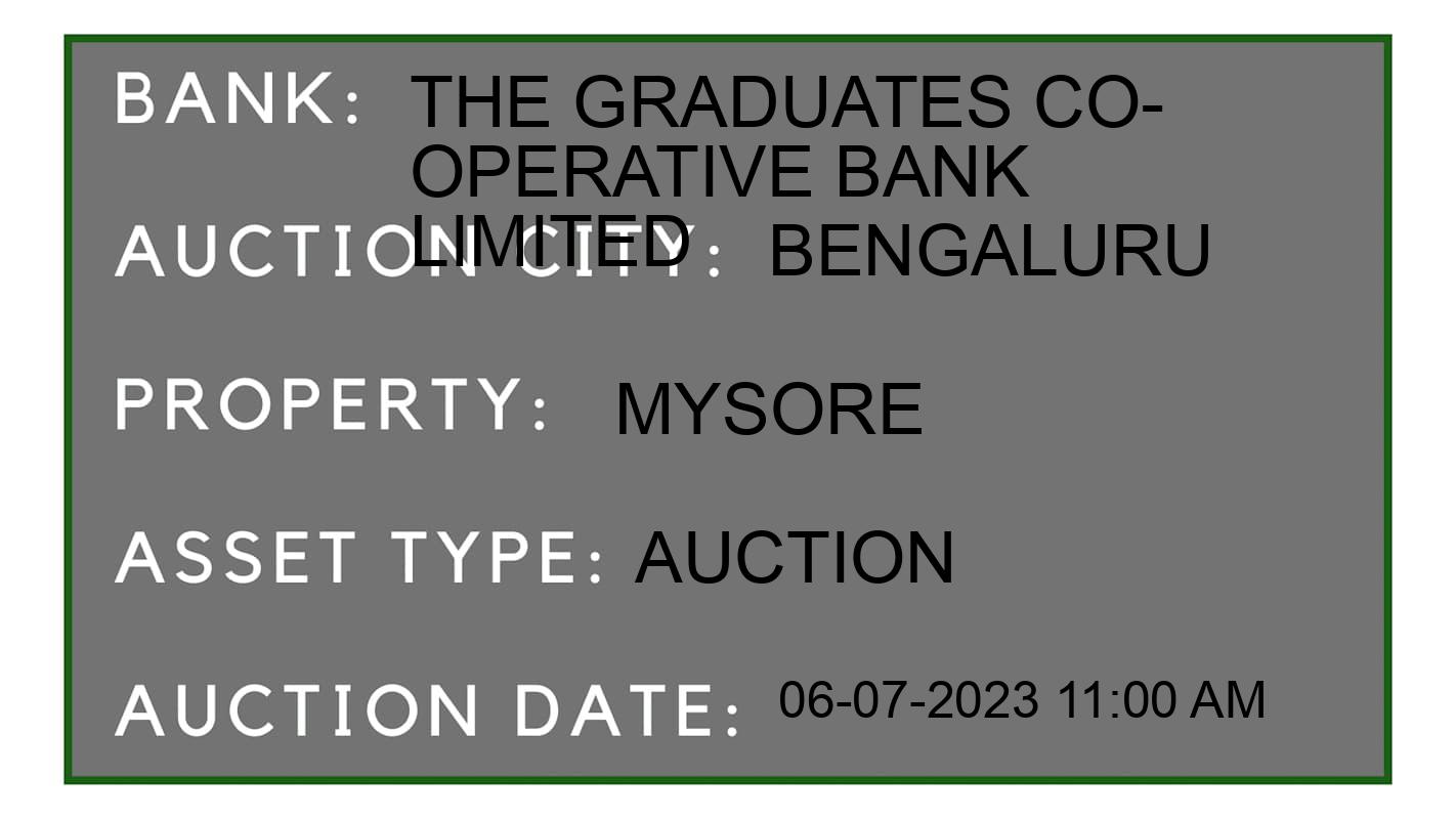 Auction Bank India - ID No: 156314 - The Graduates Co-operative Bank Limited Auction of The Graduates Co-operative Bank Limited Auctions for Shed in Kasaba Hobli, Bengaluru