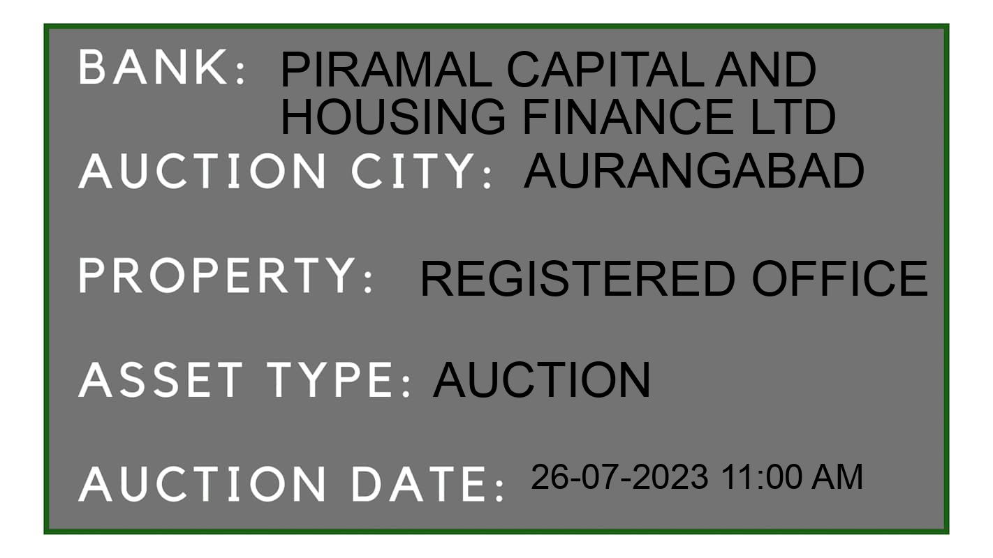 Auction Bank India - ID No: 156613 - PIRAMAL CAPITAL AND HOUSING FINANCE LTD Auction of PIRAMAL CAPITAL AND HOUSING FINANCE LTD Auctions for Residential Flat in Waluj, Aurangabad