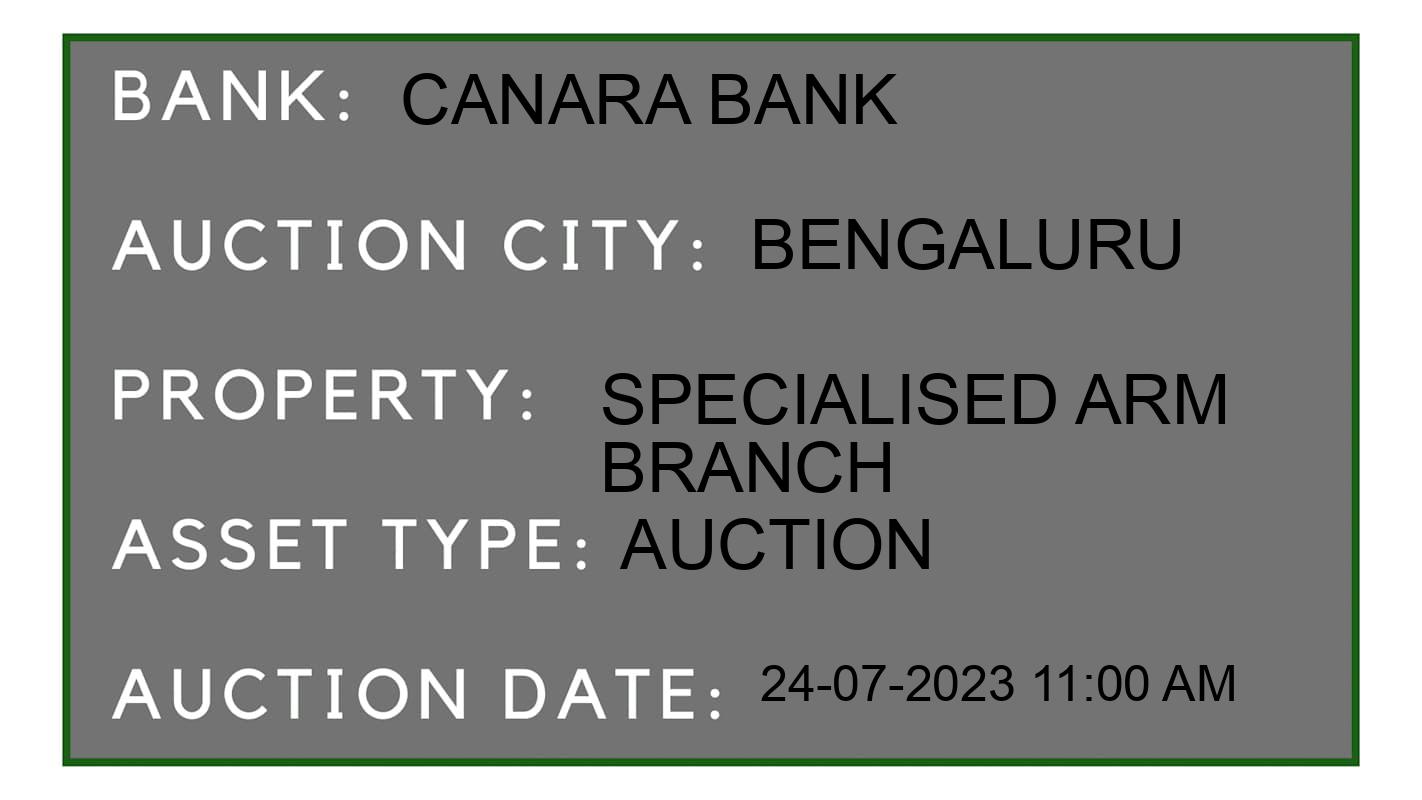 Auction Bank India - ID No: 156830 - Canara Bank Auction of Canara Bank Auctions for Industrial Land in Bidar, Bengaluru