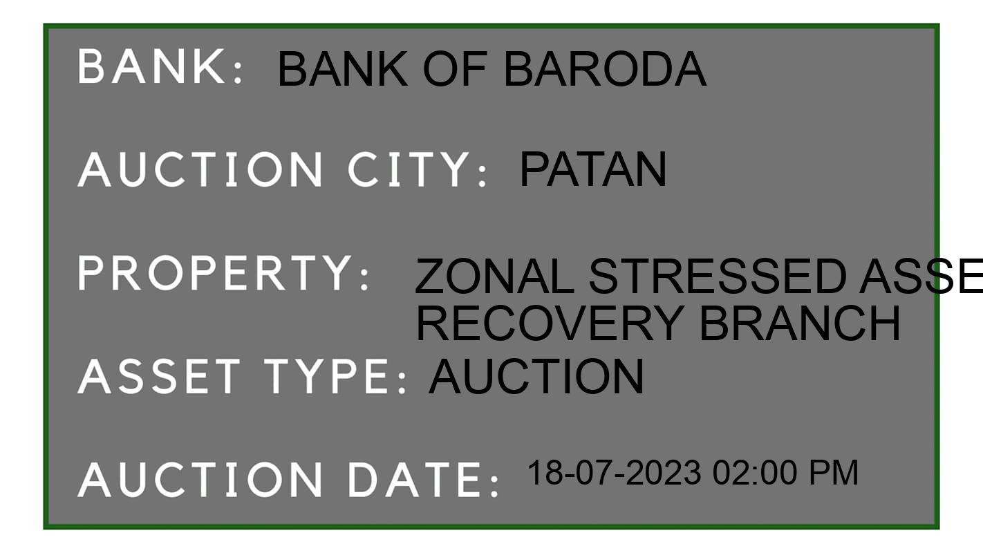 Auction Bank India - ID No: 156940 - Bank of Baroda Auction of Bank of Baroda Auctions for Factory land and Building in Harij, Patan