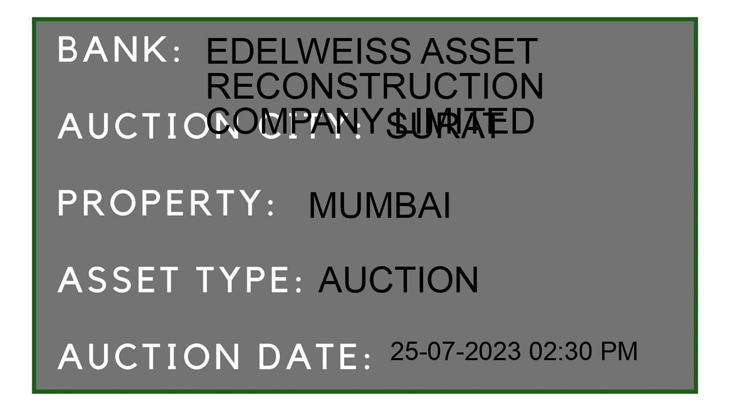 Auction Bank India - ID No: 157047 - Edelweiss Asset Reconstruction Company Limited Auction of Edelweiss Asset Reconstruction Company Limited Auctions for Residential Flat in Palsana, Surat