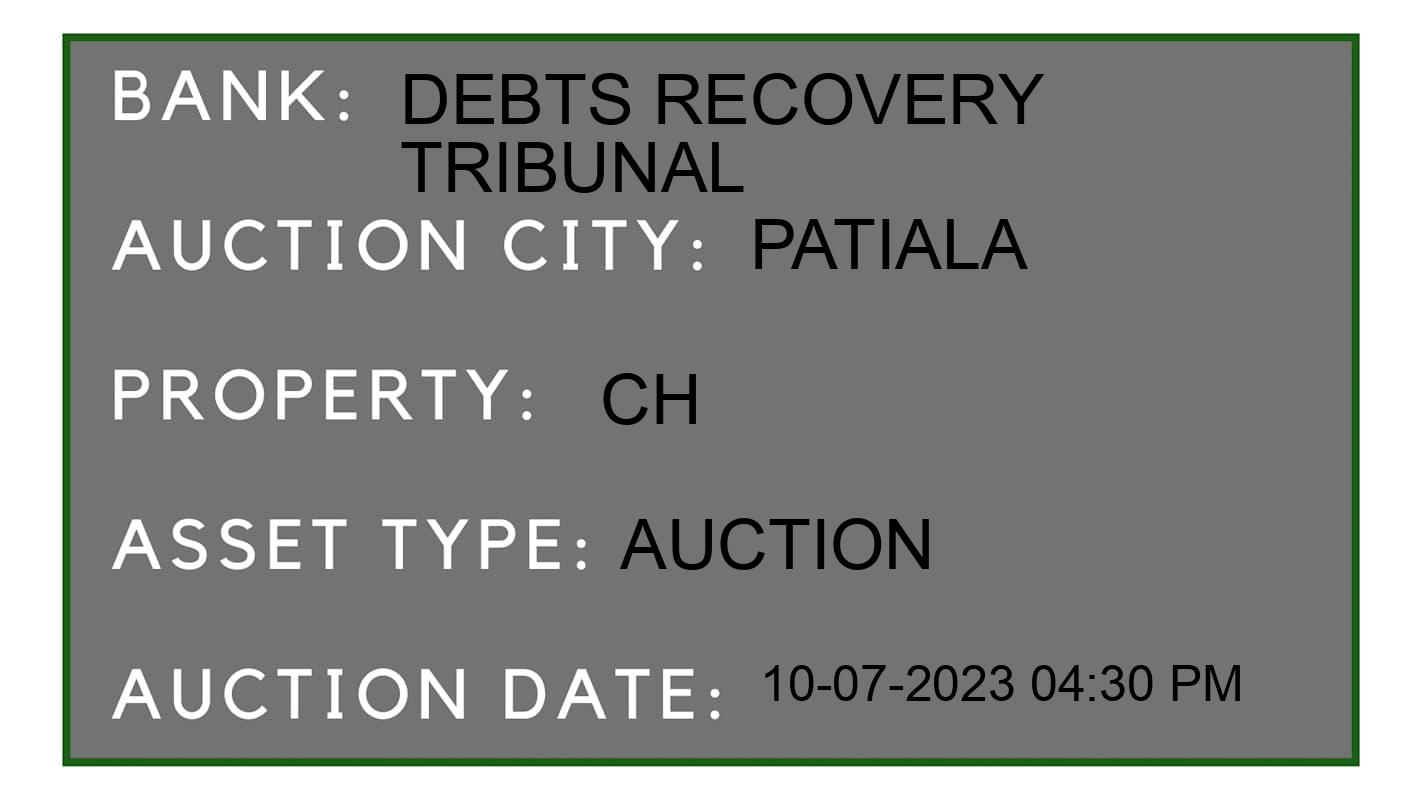 Auction Bank India - ID No: 157419 - Debts Recovery Tribunal Auction of Debts Recovery Tribunal Auctions for Plot in Rajpura, Patiala