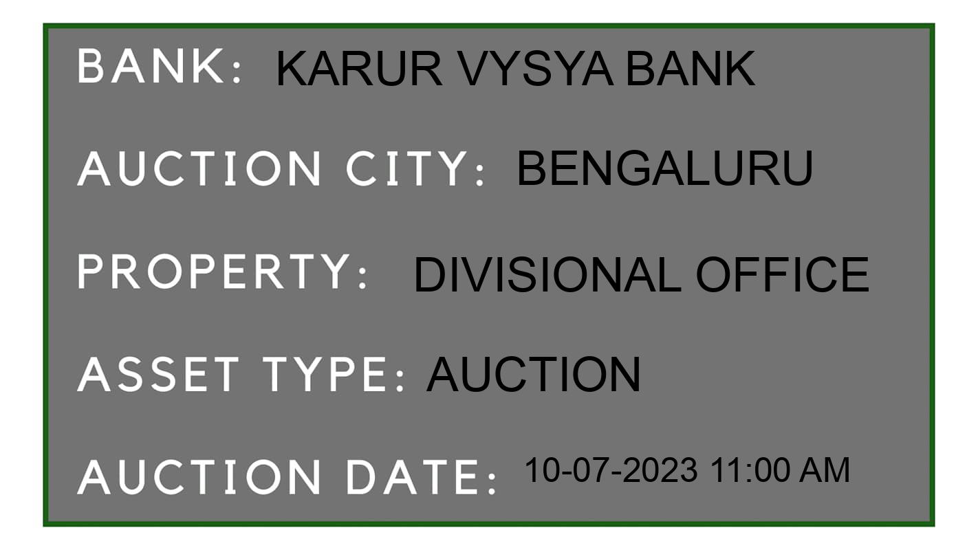 Auction Bank India - ID No: 158131 - Karur Vysya Bank Auction of Karur Vysya Bank Auctions for Land in Anekal, Bengaluru