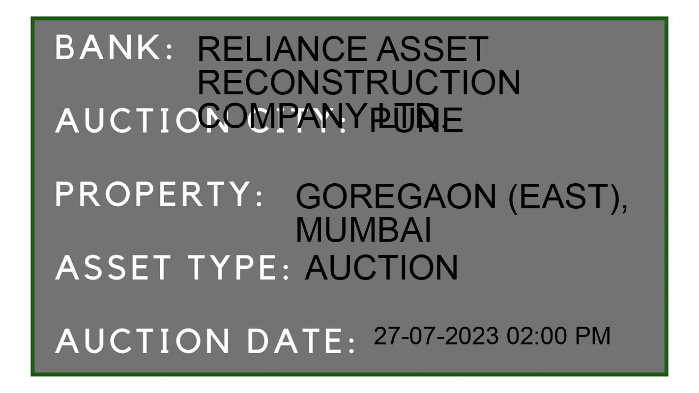 Auction Bank India - ID No: 158401 - Reliance Asset Reconstruction Company Ltd. Auction of Reliance Asset Reconstruction Company Ltd. Auctions for Bungalow in Haveli, Pune