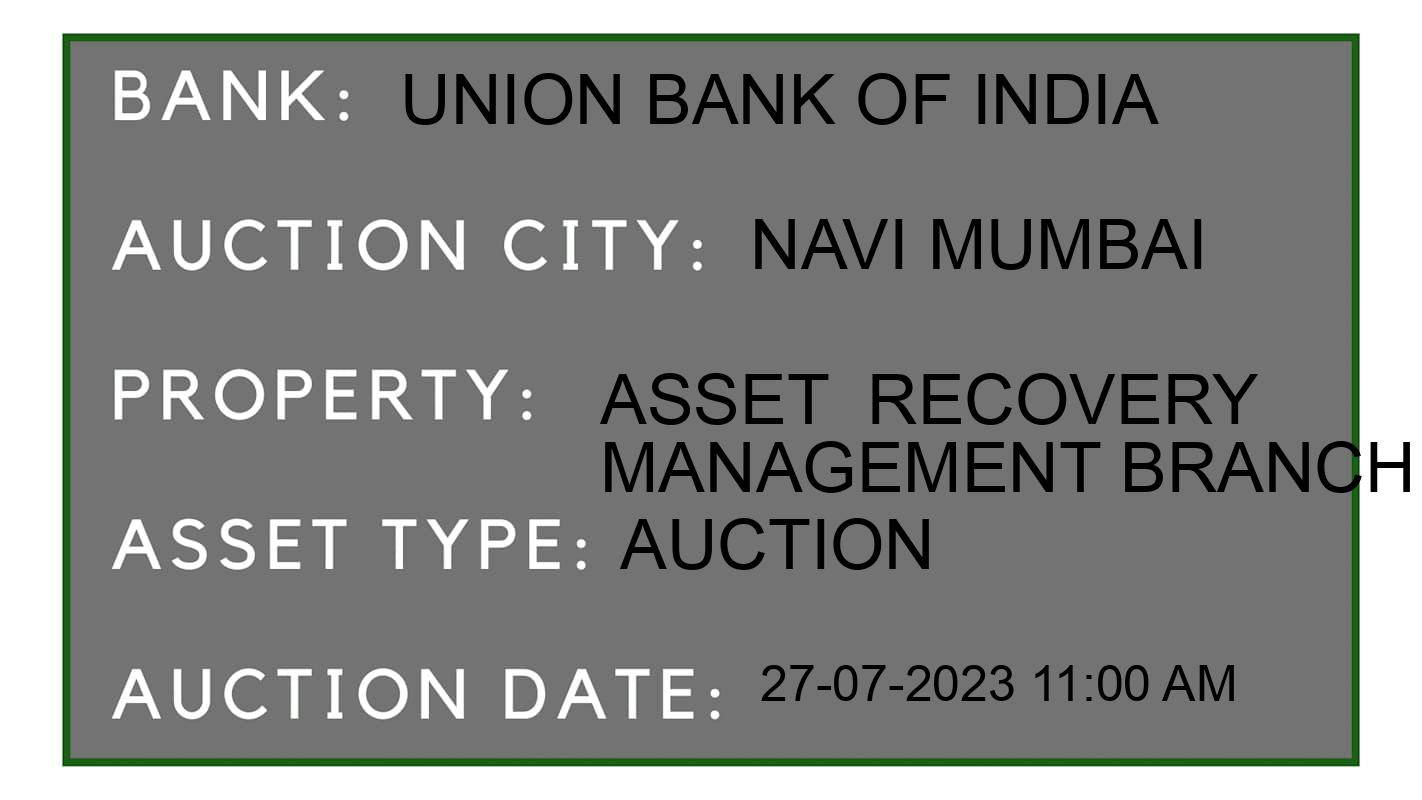 Auction Bank India - ID No: 158615 - Union Bank of India Auction of Union Bank of India Auctions for Residential Flat in Baramati, Pune