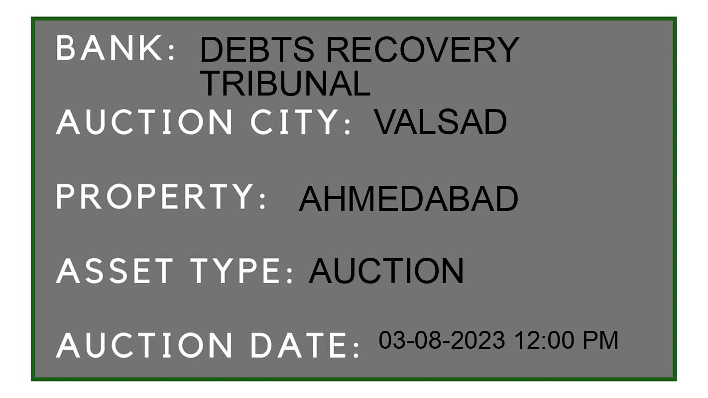 Auction Bank India - ID No: 159181 - Debts Recovery Tribunal Auction of Debts Recovery Tribunal Auctions for Land And Building in Vapi, Valsad