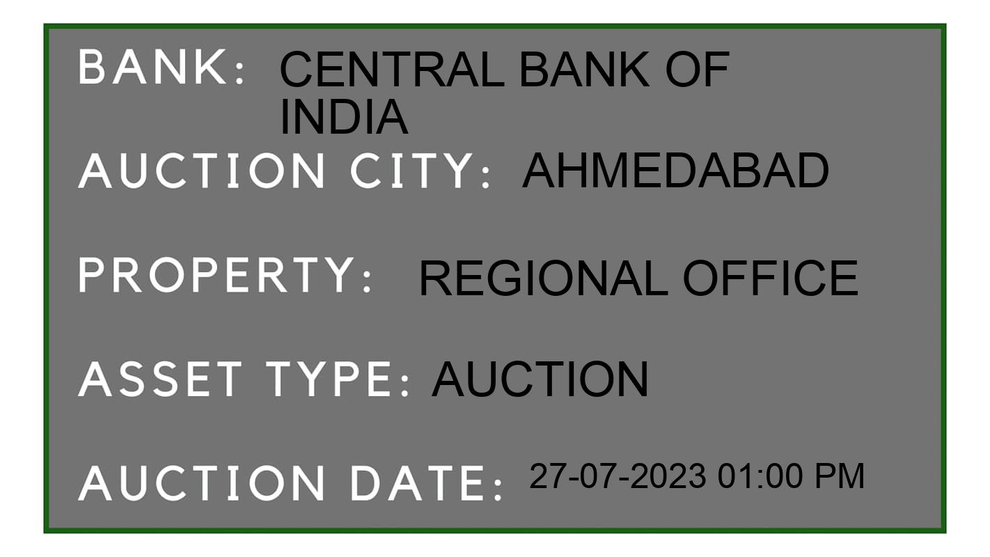 Auction Bank India - ID No: 159193 - Central Bank of India Auction of Central Bank of India Auctions for Residential Flat in Daskroi, Ahmedabad