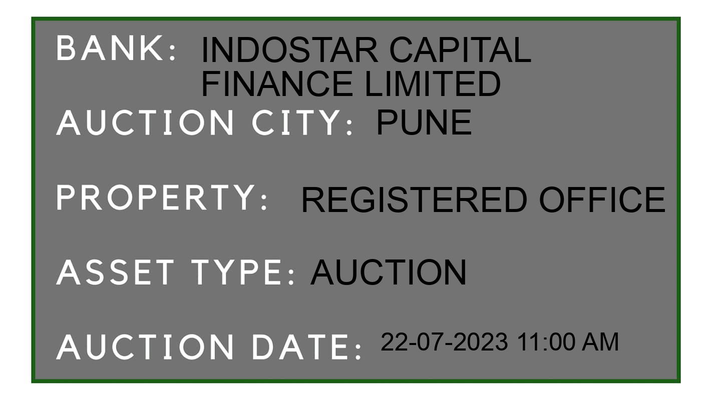 Auction Bank India - ID No: 160040 - IndoStar Capital Finance Limited Auction of IndoStar Capital Finance Limited Auctions for Commercial Office in Dhanori, Pune