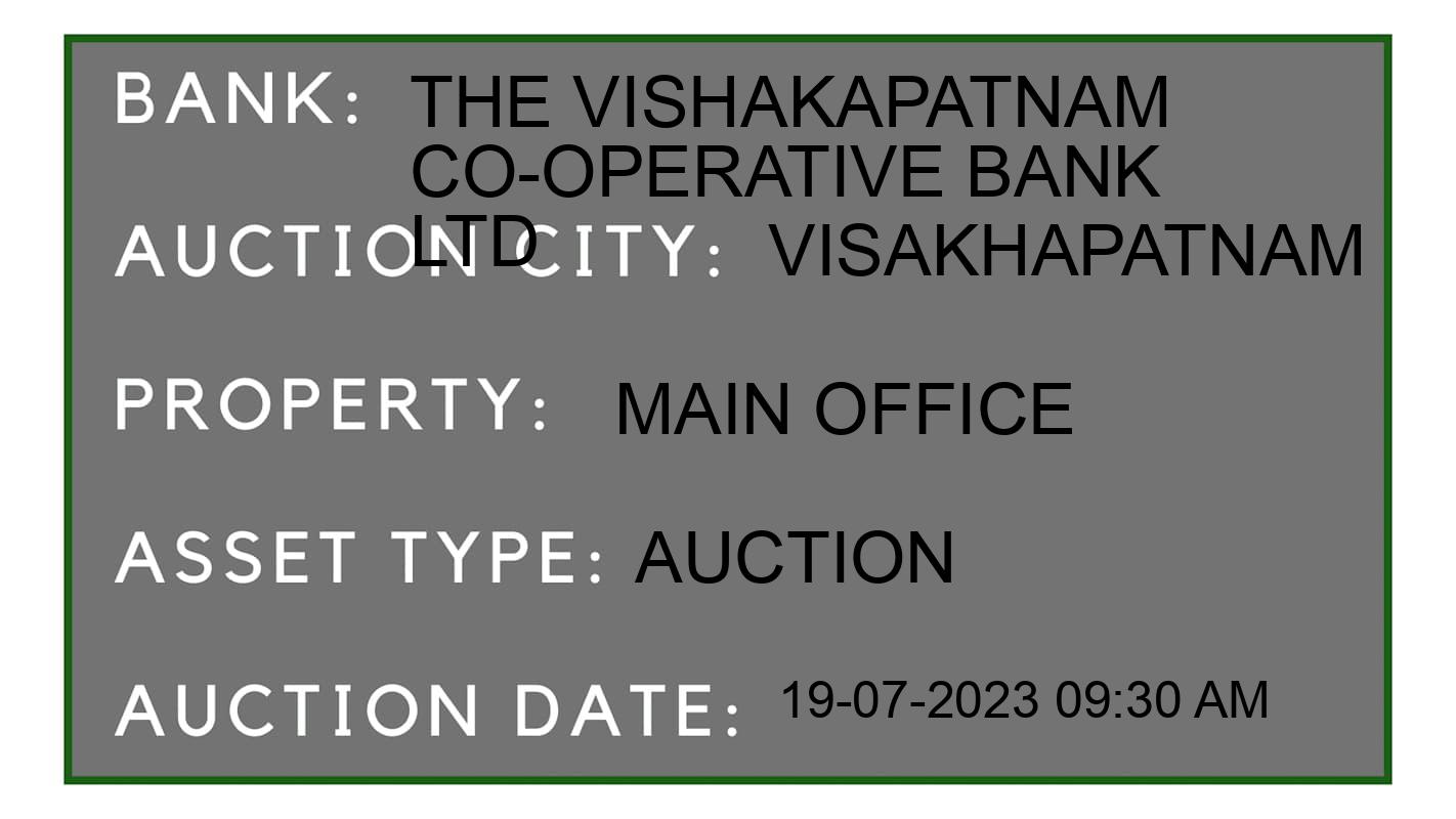 Auction Bank India - ID No: 160194 - The Vishakapatnam Co-operative Bank Ltd Auction of The Vishakapatnam Co-operative Bank Ltd Auctions for Residential House in Allipuram, Visakhapatnam