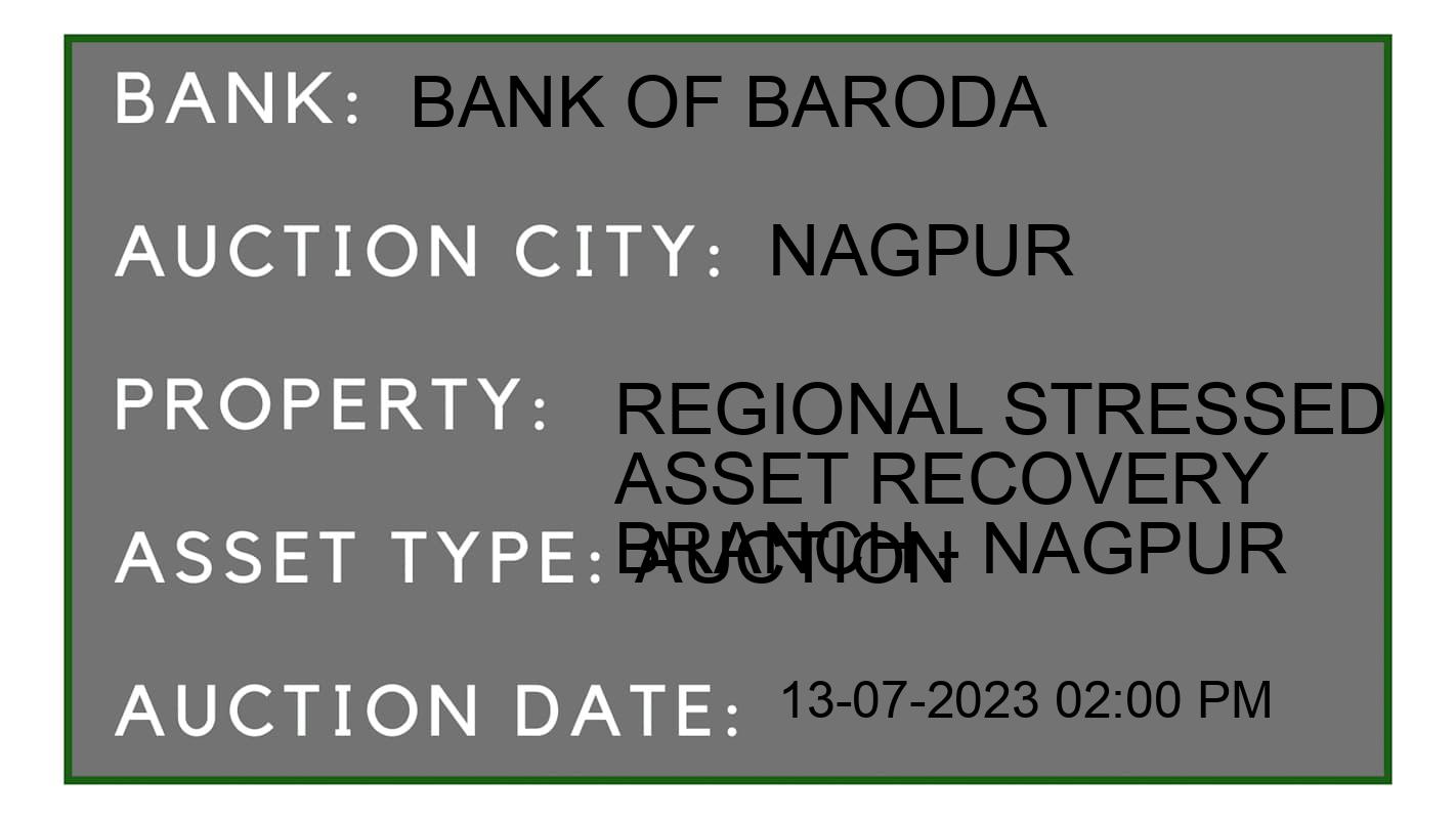 Auction Bank India - ID No: 160646 - Bank of Baroda Auction of Bank of Baroda Auctions for Commercial Property in Nagpur, Nagpur