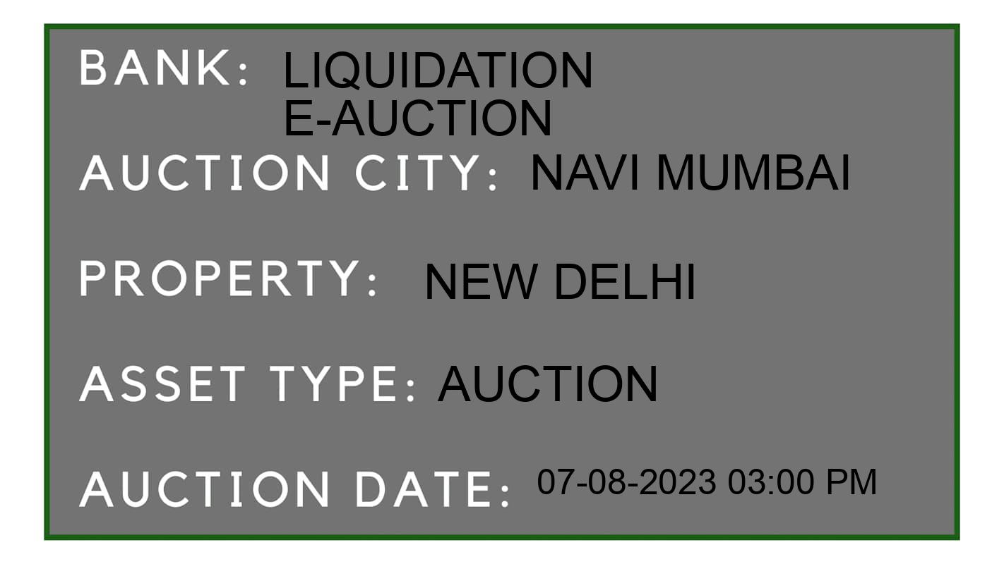 Auction Bank India - ID No: 160769 - Liquidation E-Auction Auction of Liquidation E-Auction Auctions for Industrial Land in Navi Mumbai, Navi Mumbai