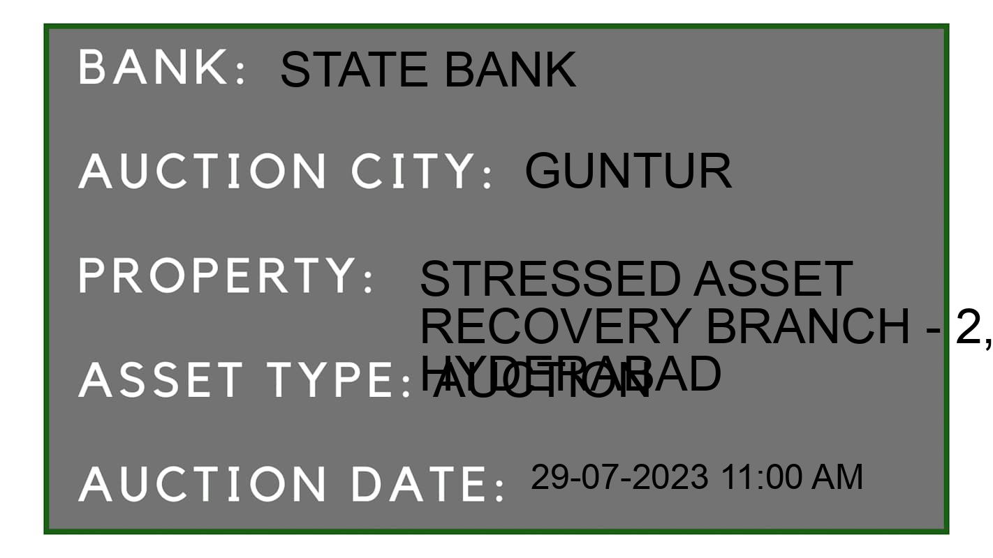 Auction Bank India - ID No: 161201 - State Bank Auction of State Bank Auctions for Land in Narasaraopet, Guntur
