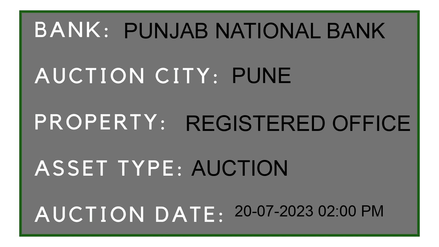 Auction Bank India - ID No: 161312 - Punjab National Bank Auction of Punjab National Bank Auctions for Commercial Office in Pune, Pune