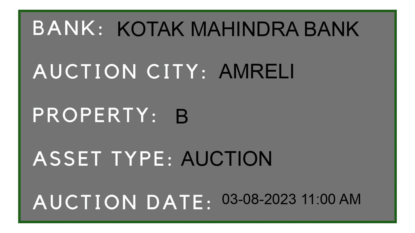 Auction Bank India - ID No: 161333 - Kotak Mahindra Bank Auction of Kotak Mahindra Bank Auctions for Plot in Amreli, Amreli
