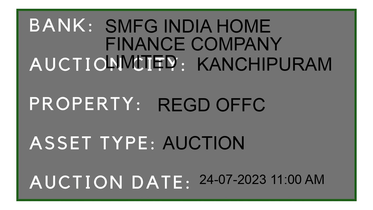 Auction Bank India - ID No: 162326 - SMFG India Home Finance Company Limited Auction of SMFG India Home Finance Company Limited Auctions for Land And Building in Tambarm, Kanchipuram