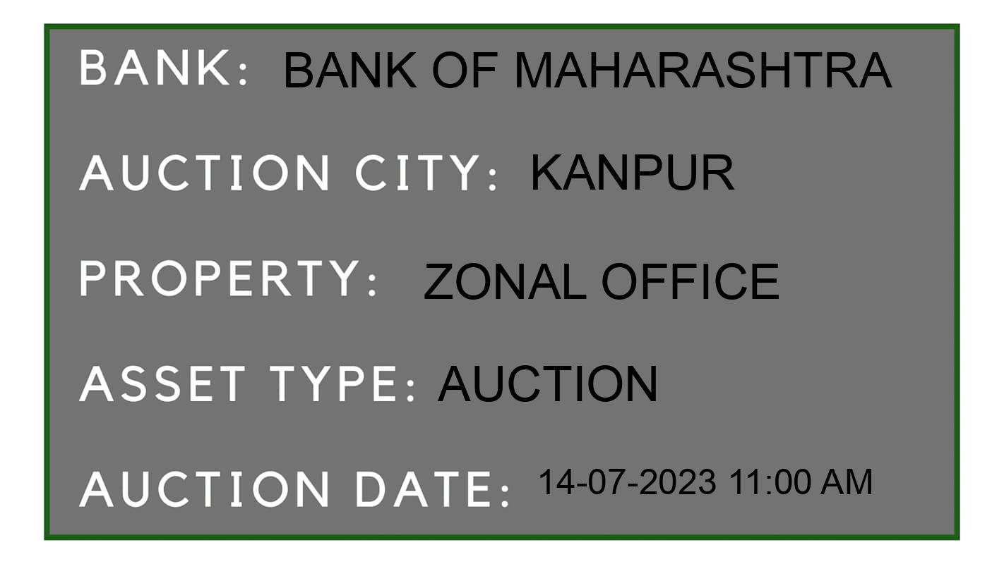 Auction Bank India - ID No: 162781 - Bank of Maharashtra Auction of Bank of Maharashtra Auctions for Plot in Kanpur, Kanpur