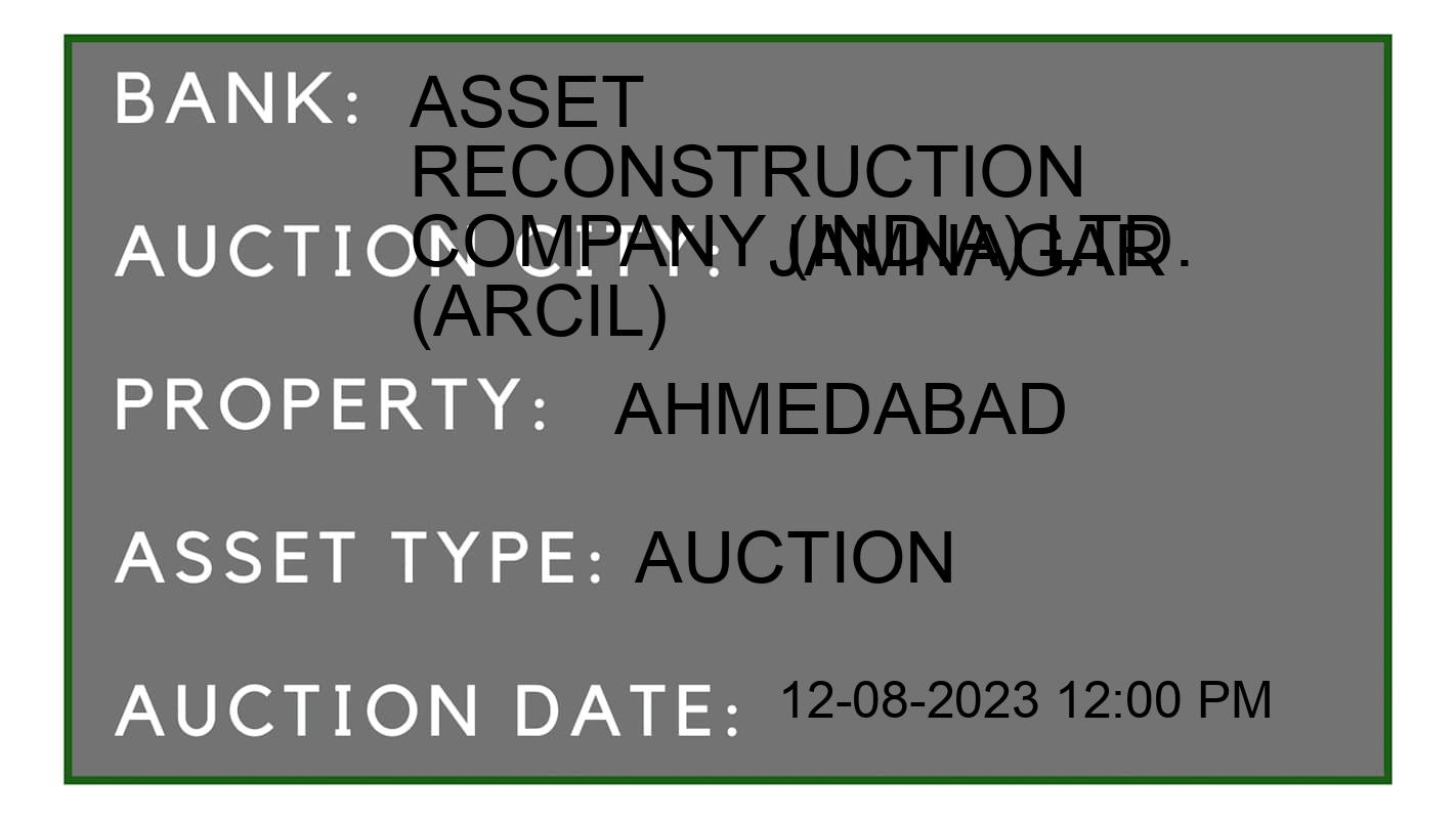 Auction Bank India - ID No: 162966 - Asset  Reconstruction Company (India) Ltd. (Arcil) Auction of Asset  Reconstruction Company (India) Ltd. (Arcil) Auctions for Plot in Dhichada, Jamnagar