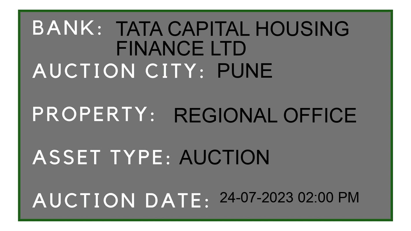 Auction Bank India - ID No: 163056 - Tata Capital Housing Finance Ltd Auction of Tata Capital Housing Finance Ltd Auctions for Commercial Office in Pune, Pune