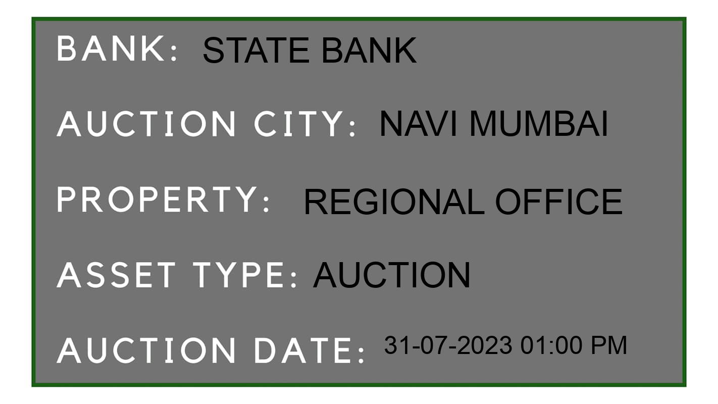 Auction Bank India - ID No: 164556 - State Bank Auction of State Bank Auctions for Commercial Office in Kalamboli, Navi Mumbai