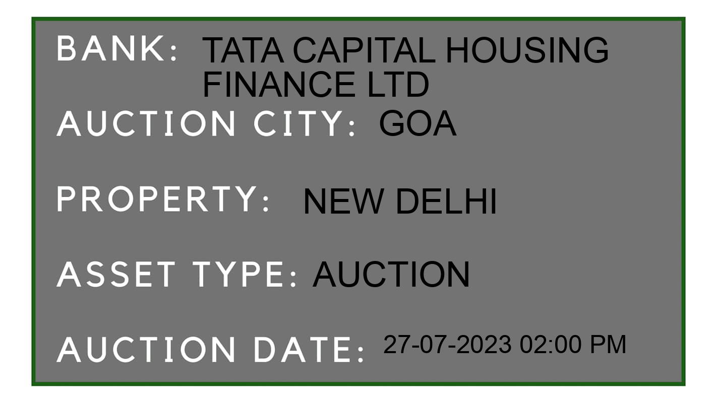 Auction Bank India - ID No: 164897 - Tata Capital Housing Finance Ltd Auction of Tata Capital Housing Finance Ltd Auctions for Residential Flat in Sancoale, Goa