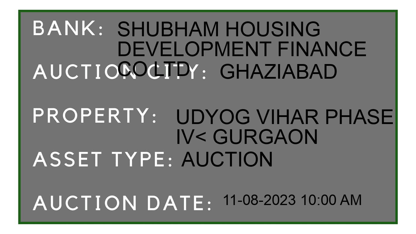 Auction Bank India - ID No: 164955 - Shubham Housing Development Finance Co Ltd Auction of Shubham Housing Development Finance Co Ltd Auctions for Residential Flat in Modinagar, Ghaziabad