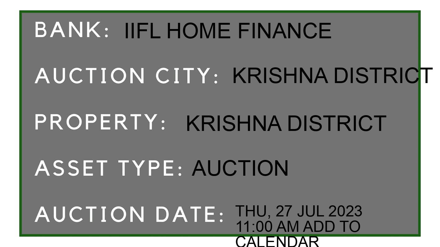 Auction Bank India - ID No: 165097 - iifl home finance Auction of iifl home finance