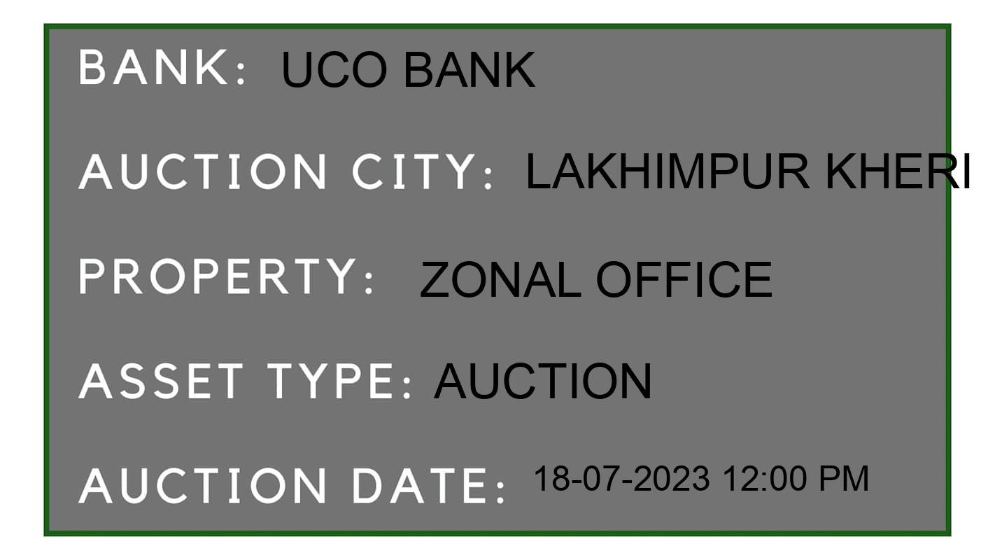 Auction Bank India - ID No: 165302 - UCO Bank Auction of UCO Bank Auctions for Plot in Lakhimpurr, Lakhimpur Kheri