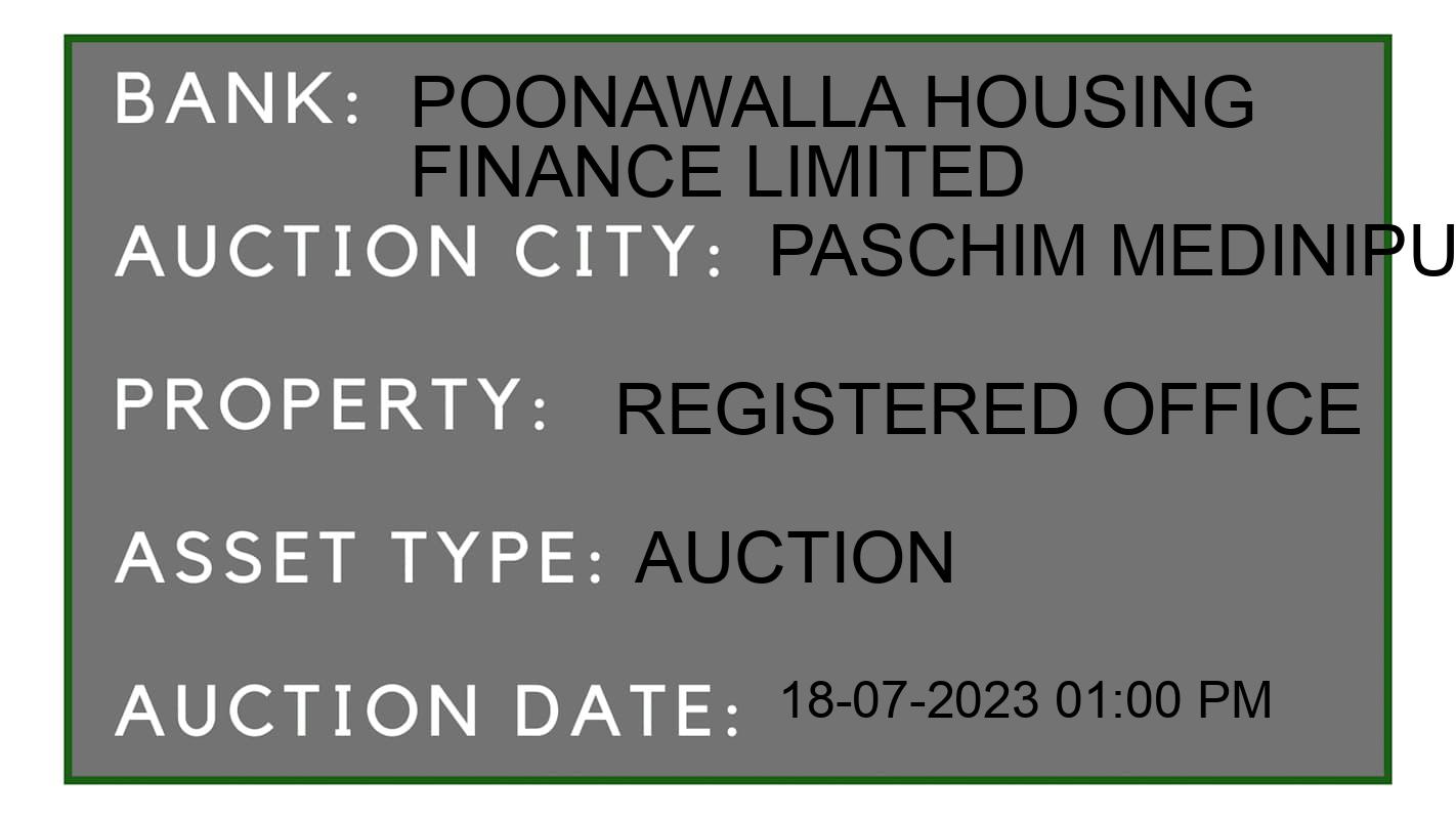 Auction Bank India - ID No: 165324 - Poonawalla Housing Finance Limited Auction of Poonawalla Housing Finance Limited Auctions for Residential Flat in Ghatal, Paschim Medinipur