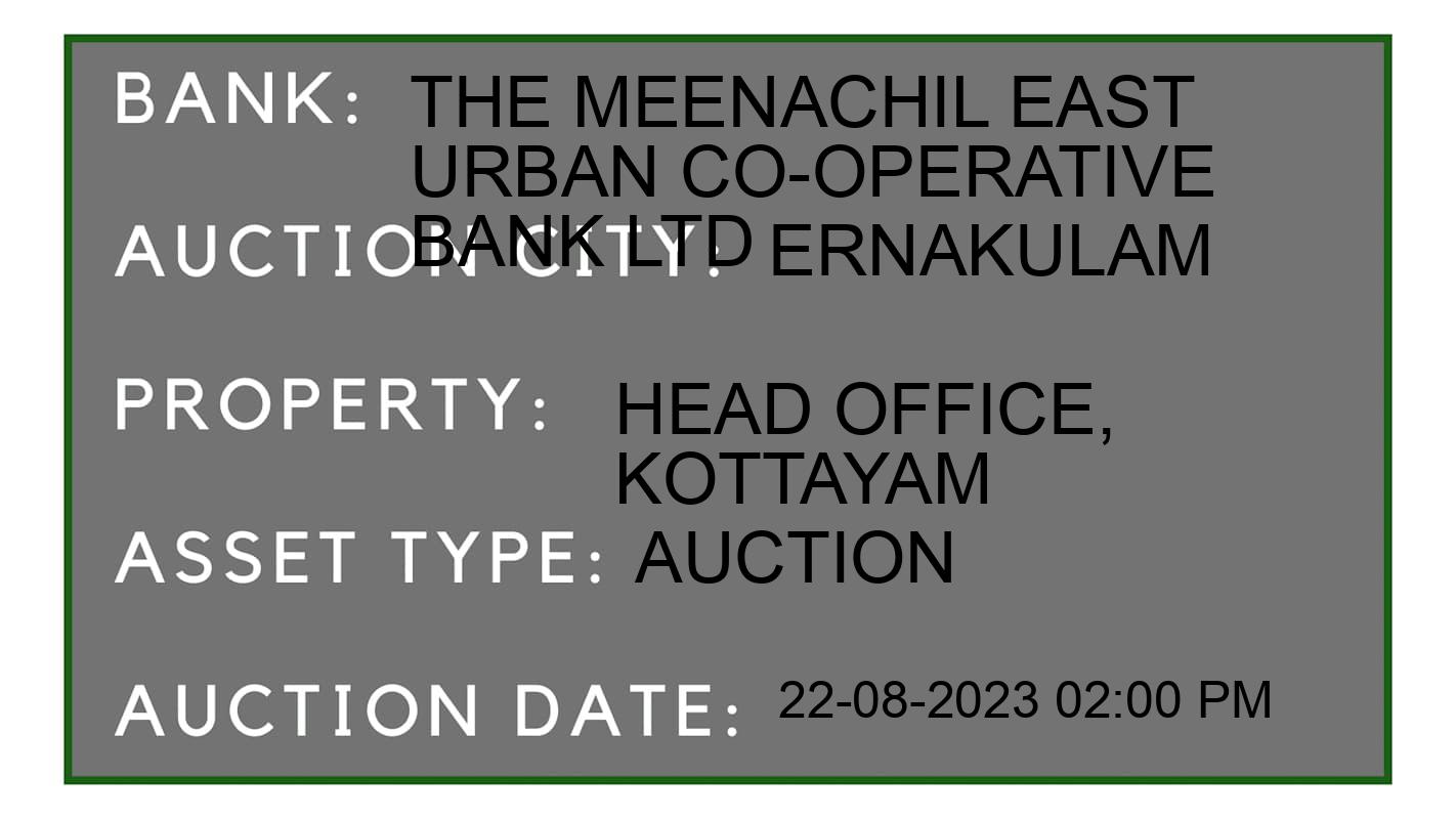 Auction Bank India - ID No: 165677 - The Meenachil East Urban Co-operative Bank Ltd Auction of The Meenachil East Urban Co-operative Bank Ltd Auctions for Plot in kanjirappally  taluk, Ernakulam