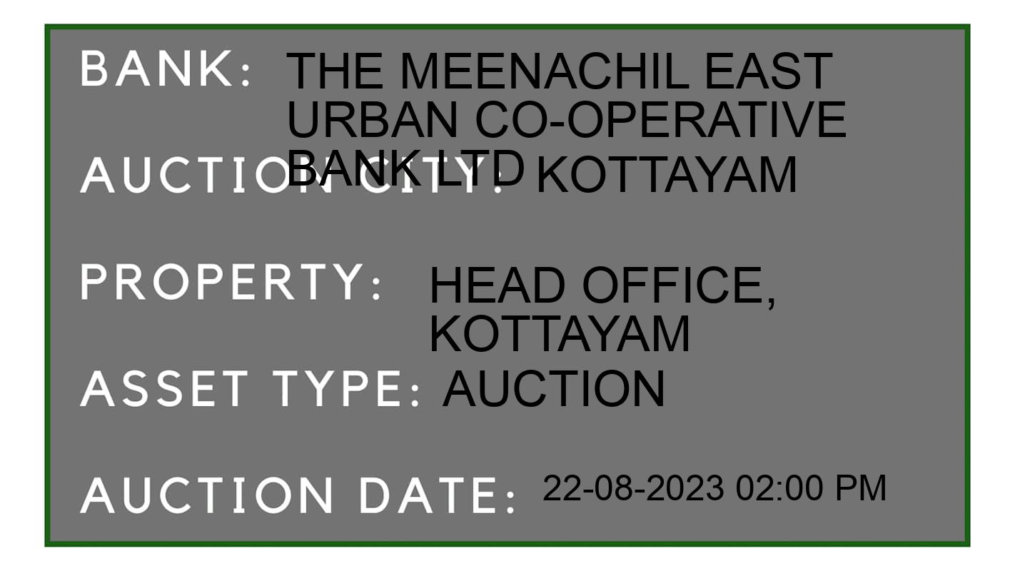 Auction Bank India - ID No: 165684 - The Meenachil East Urban Co-operative Bank Ltd Auction of The Meenachil East Urban Co-operative Bank Ltd Auctions for Land And Building in Kanjirapally, Kottayam