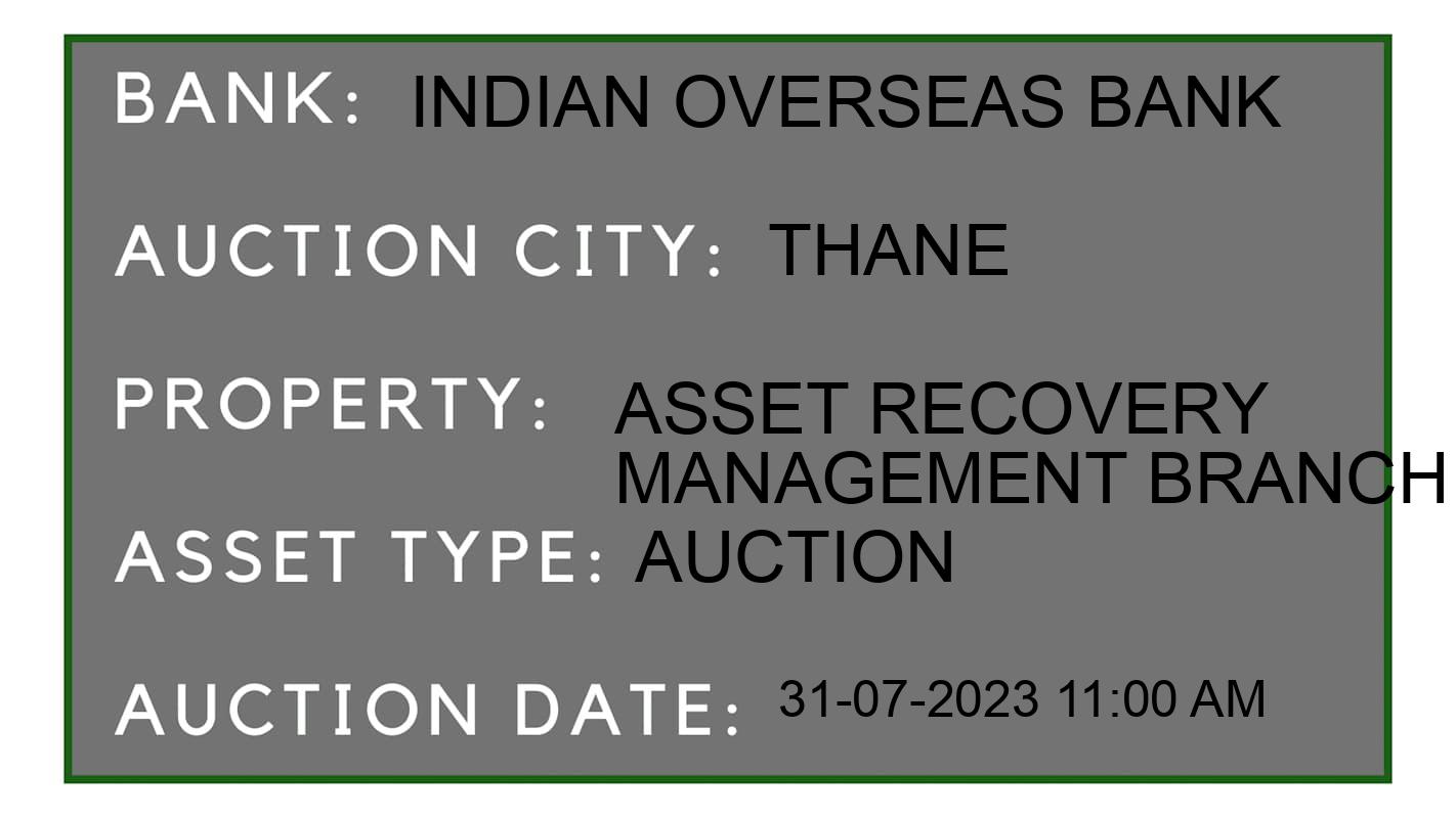 Auction Bank India - ID No: 165991 - Indian Overseas Bank Auction of Indian Overseas Bank Auctions for Industrial Land in Ambarnath, Thane